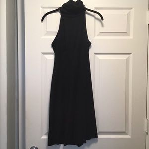 Black High Neck Cocktail Dress
